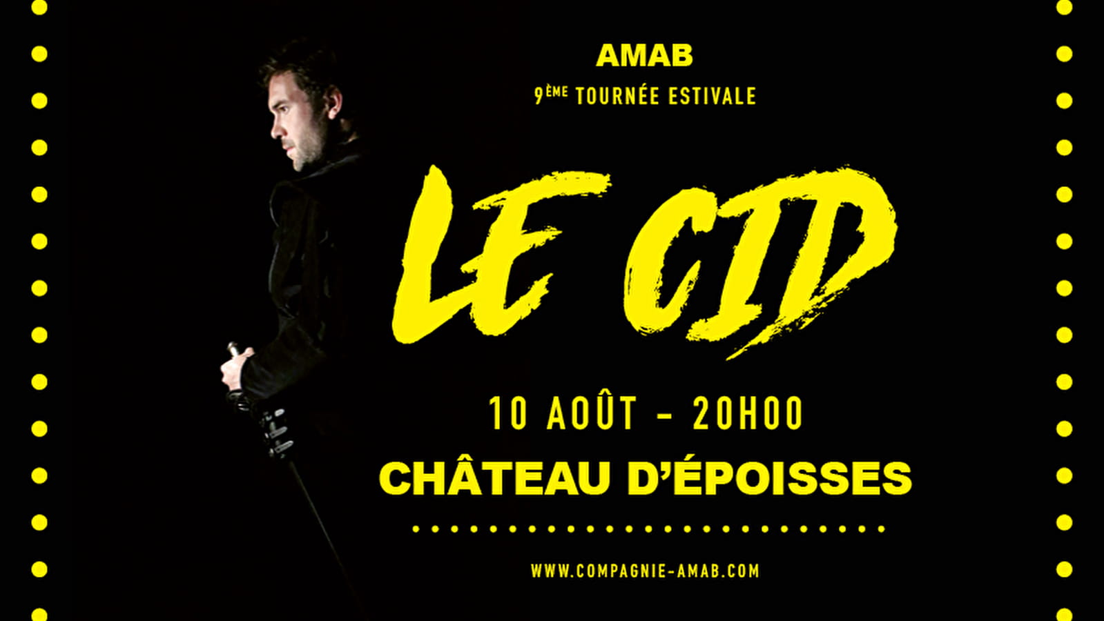  Théâtre de plein air au Château d'Époisses - Cie AMAB
