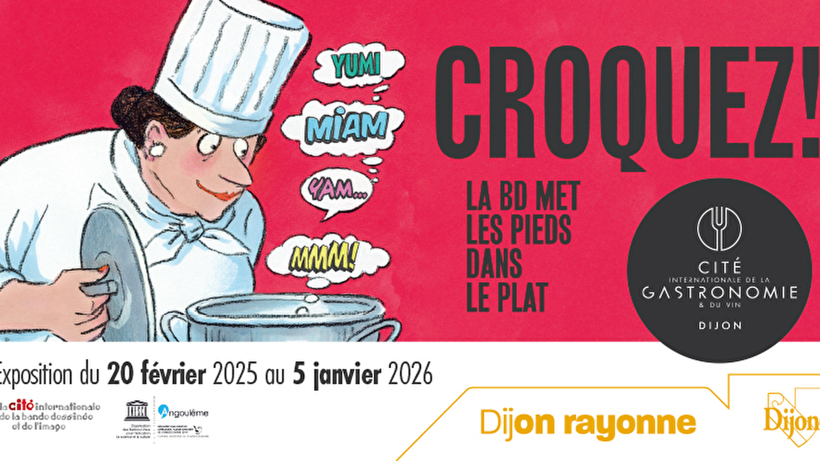 Exposition : Croquez ! – Quand la BD met les pieds dans le plat