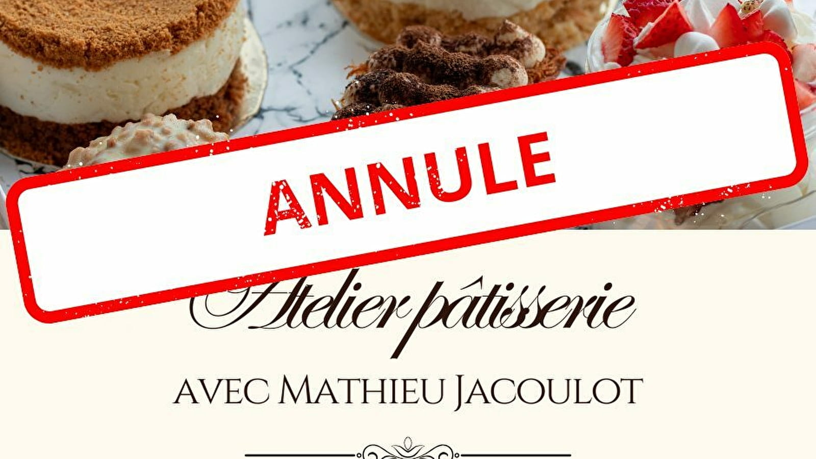 Pâtisserie avec Mathieu Jacoulot 