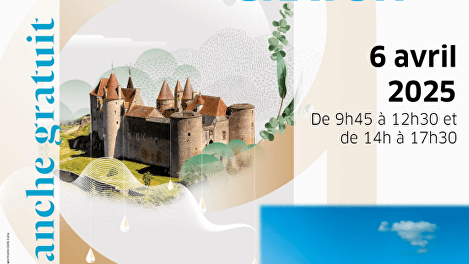 6 avril 2025 : dimanche gratuit au château