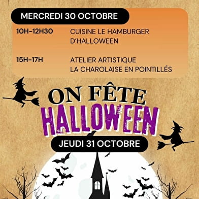 On fête Halloween à la Maison du Charolais