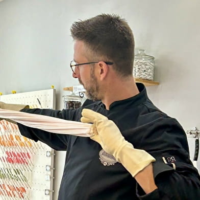 Fabrication de bonbons à 'L'Atelier des Bonbons'