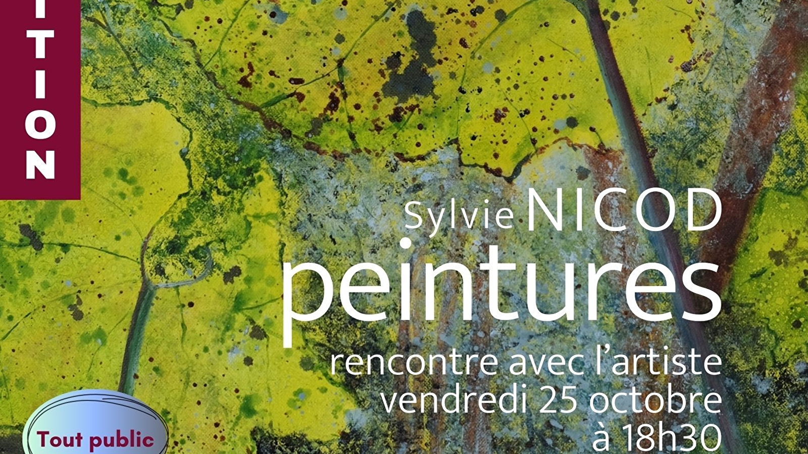 Exposition de peinture de Sylvie Nicod et vernissage