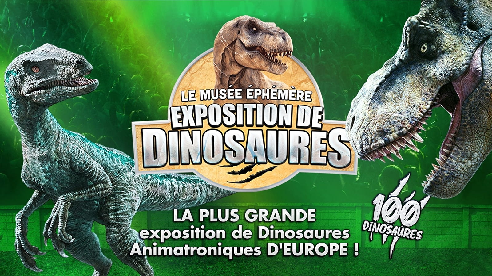 Le musée éphémère: exposition de dinosaure 