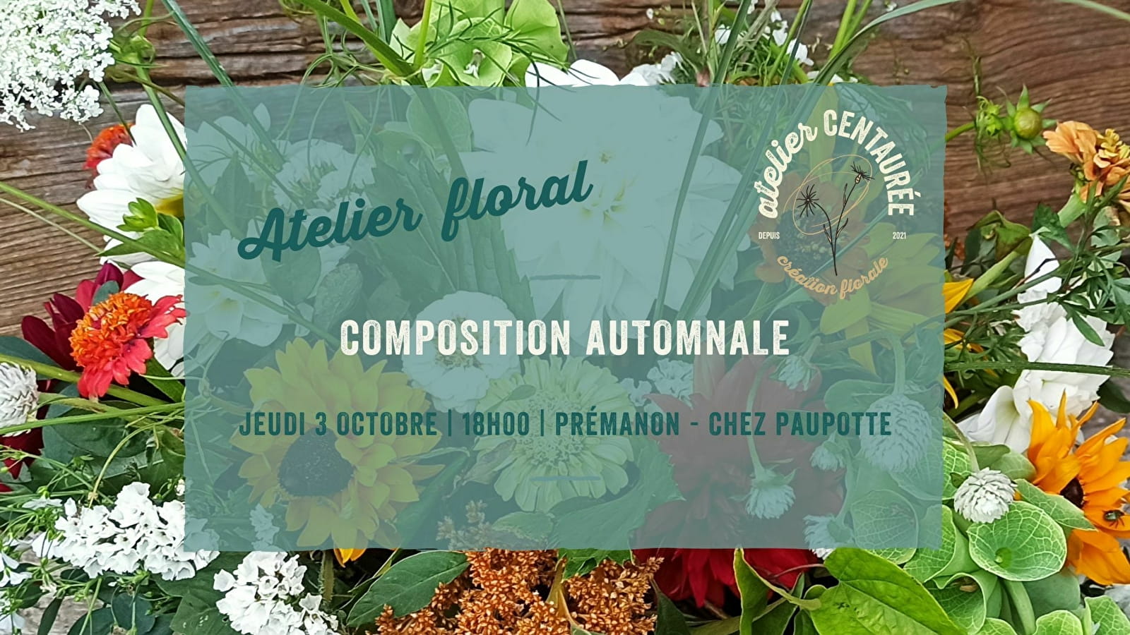 Atelier de création florale 'Composition automnale'