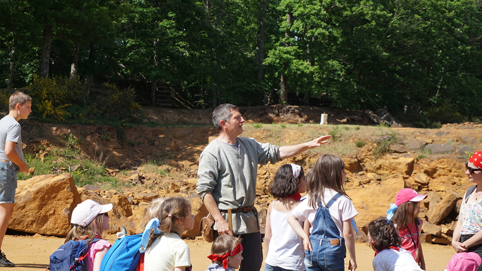 La visite de Guédelon - 'Dans les pas des bâtisseurs'