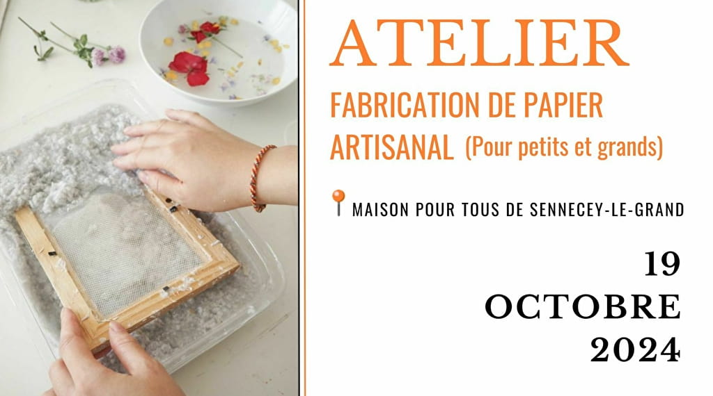 Atelier Fabrication de Papier Artisanal Le 19 oct 2024