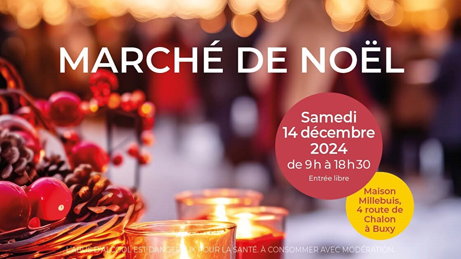 Marché de noël : des cadeaux de la cave au sapin Le 14 déc 2024