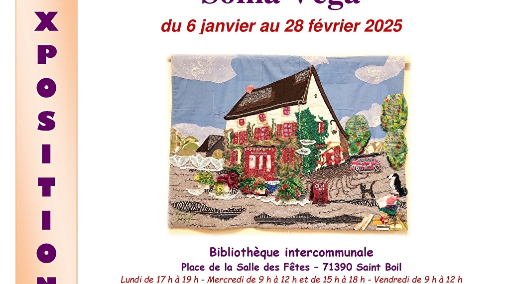 Exposition de Sonia Véga Du 6 janv au 28 fév 2025