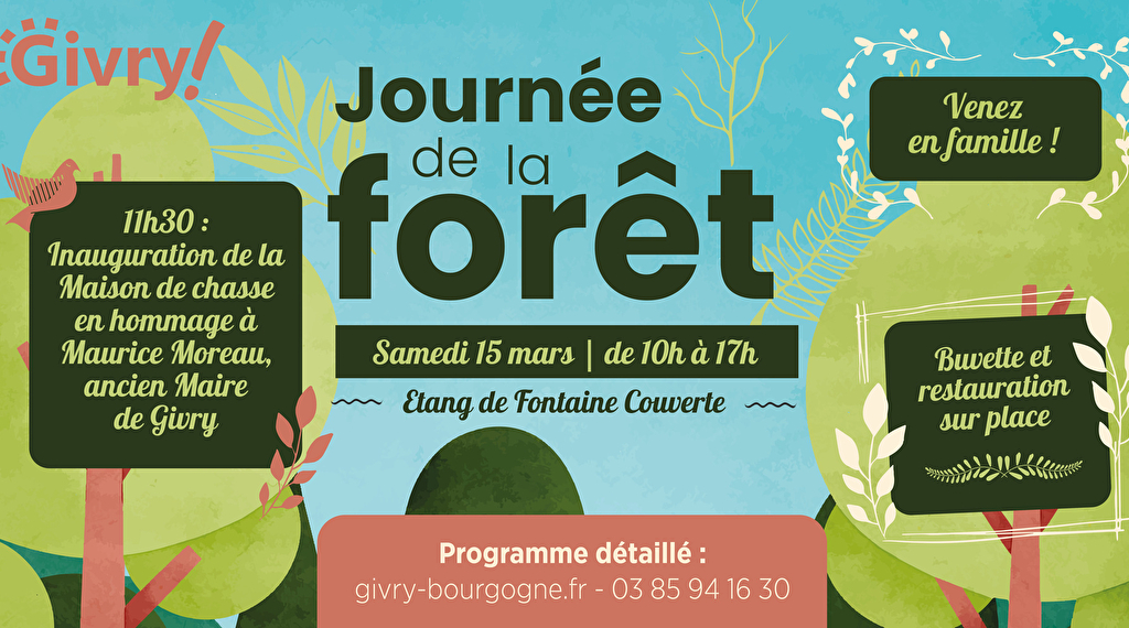 1ère édition de la Journée de la forêt Le 15 mars 2025