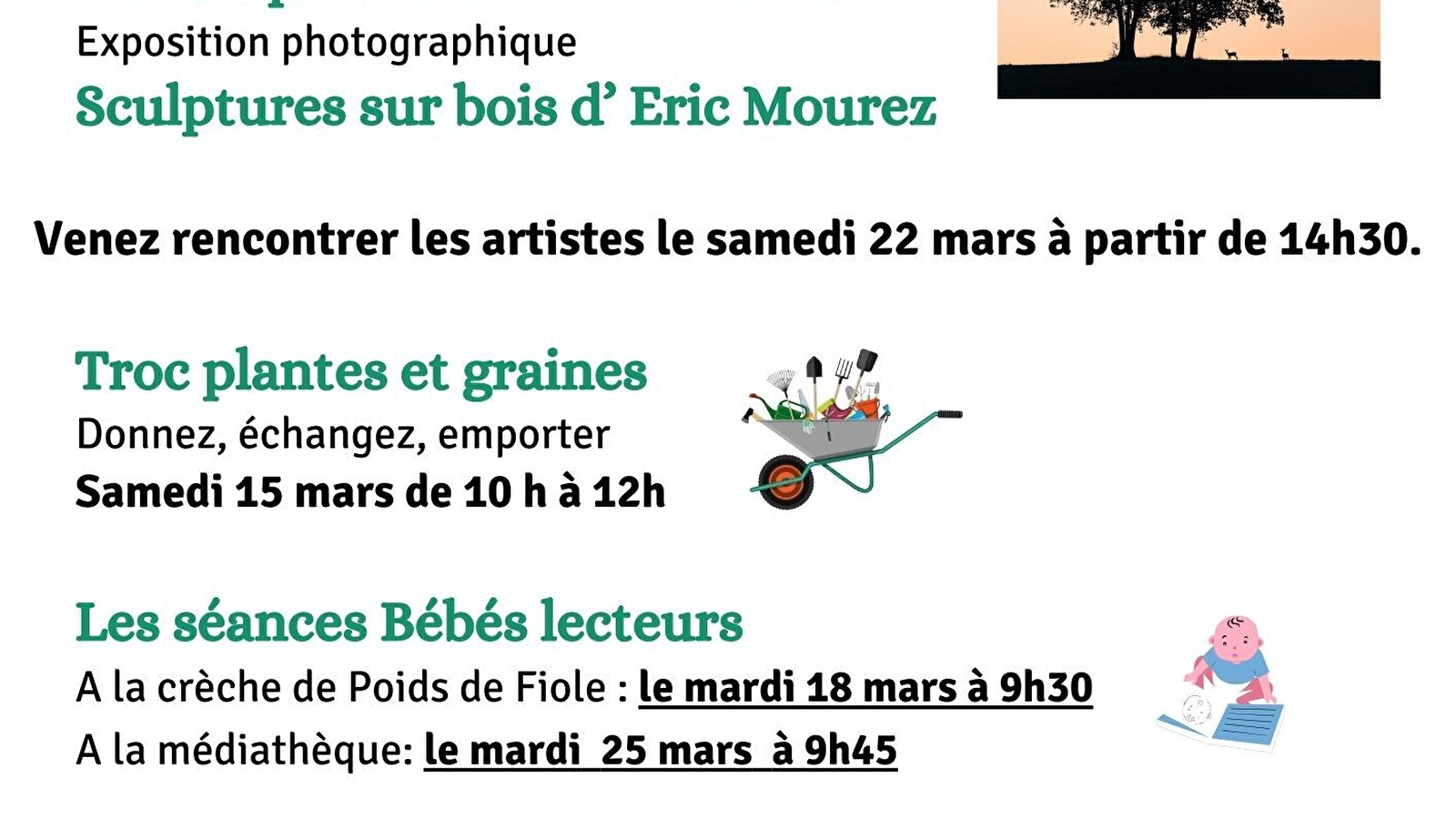 Exposition photographique : sculptures sur bois 