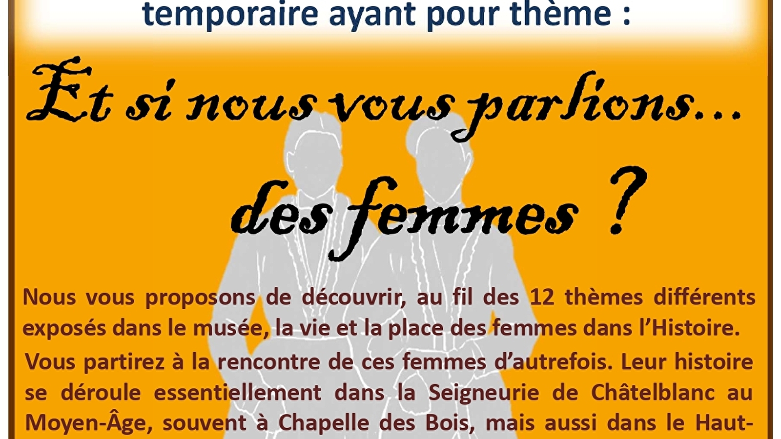 Et si nous vous parlions des femmes ?