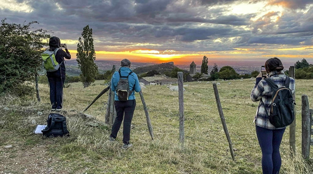 Réveil photographique sur la Roche de Solutré Le 29 sept 2024