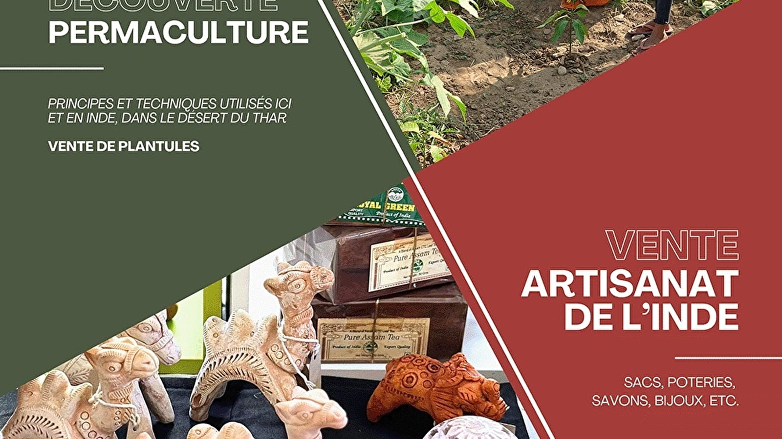 Expo-découverte - Permaculture & artisanat indien