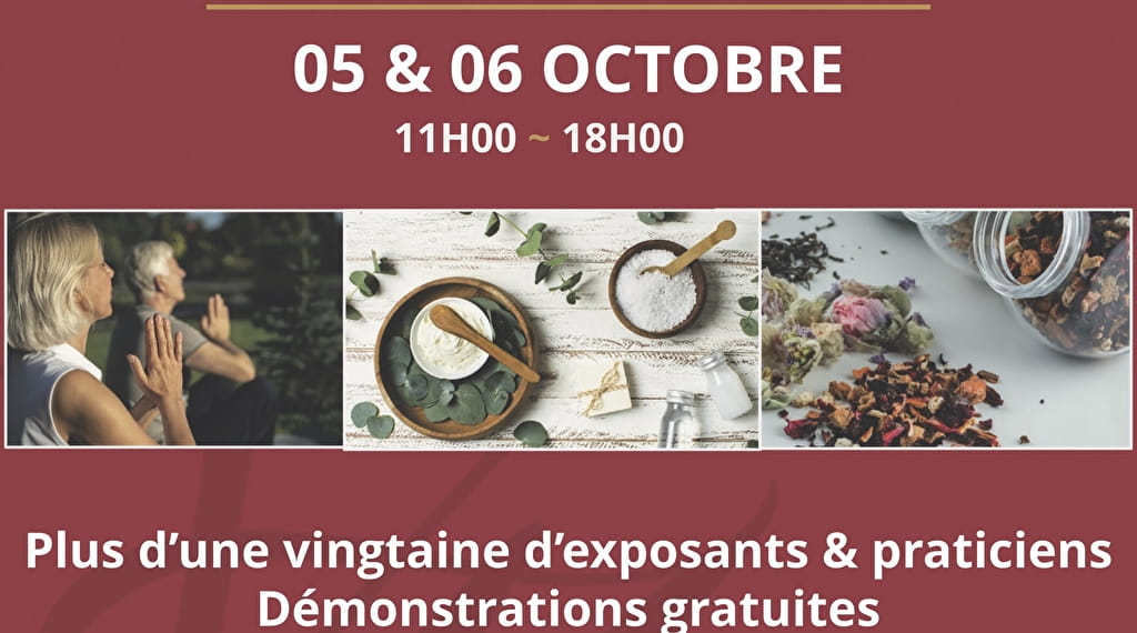 Salon du Bien être 2ème édition à... Du 5 au 6 oct 2024