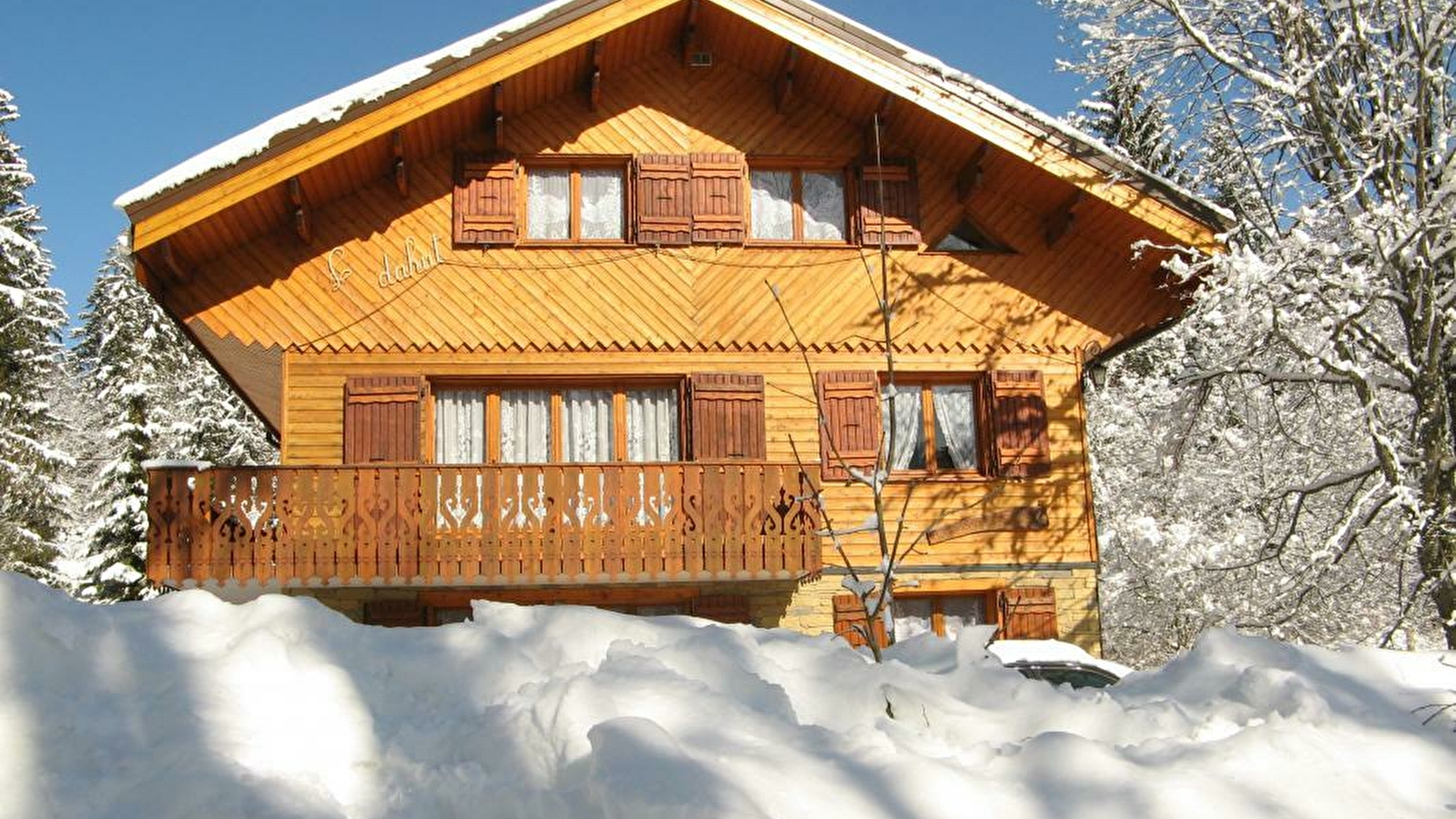 Chalet le Dahut (3 personnes + Clic-clac)