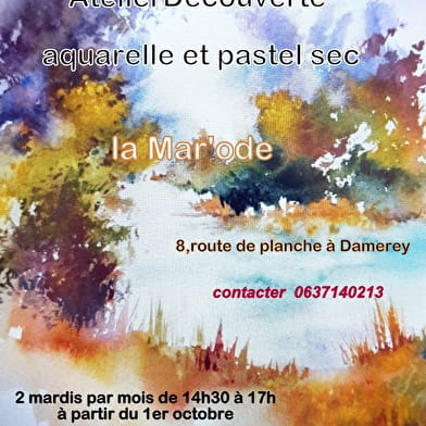 Atelier découverte : Aquarelle et pastel sec