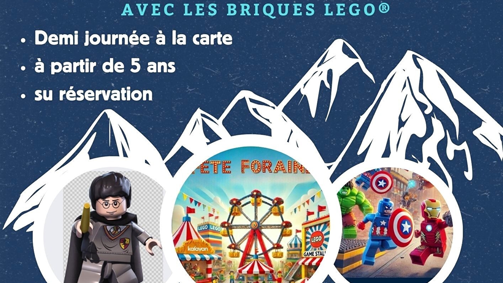 Atelier avec les briques LEGO