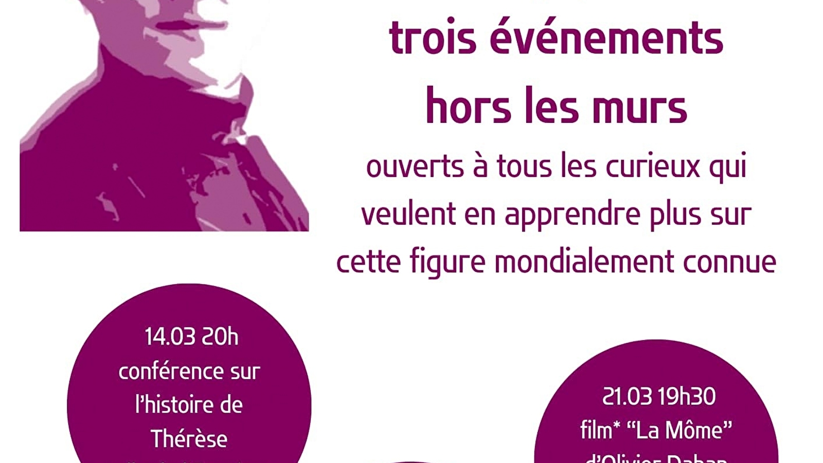 Conférence sur l'histoire de Thérèse de Lisieux