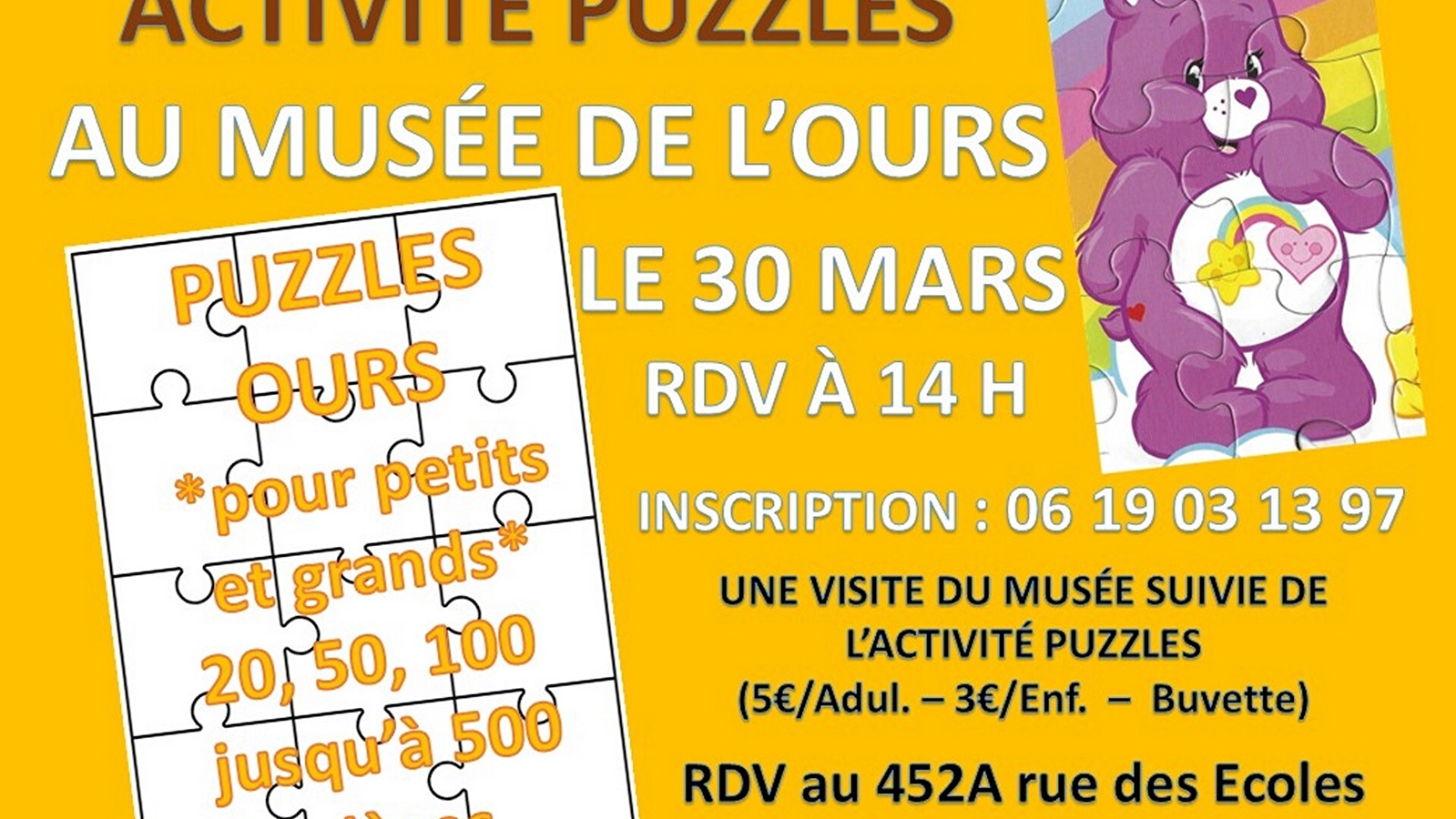 Puzzles au Musée de l'Ours