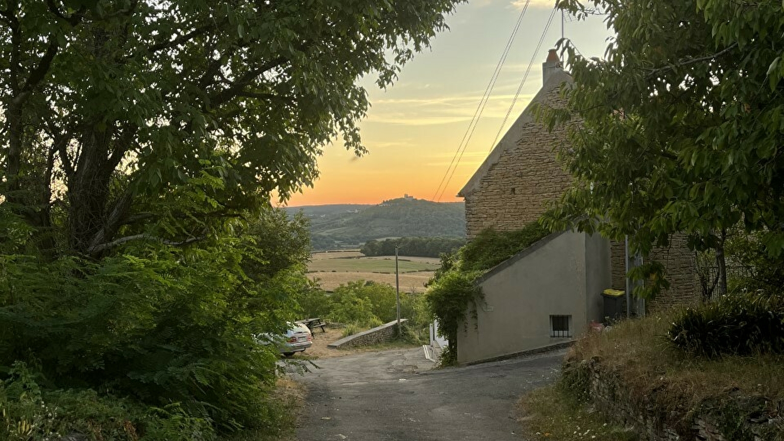 Vue sur la Colline Eternelle de Vézelay