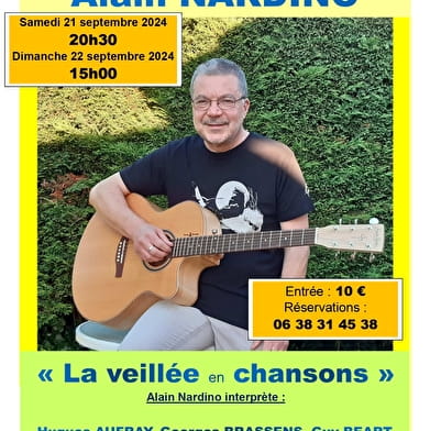 Concert Alain NARDINO  'La Veillée en chansons'