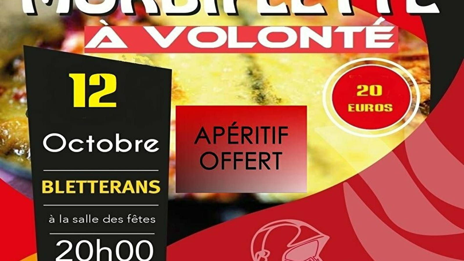 Soirée Morbiflette à Volonté - Amicale des Sapeurs Pompiers