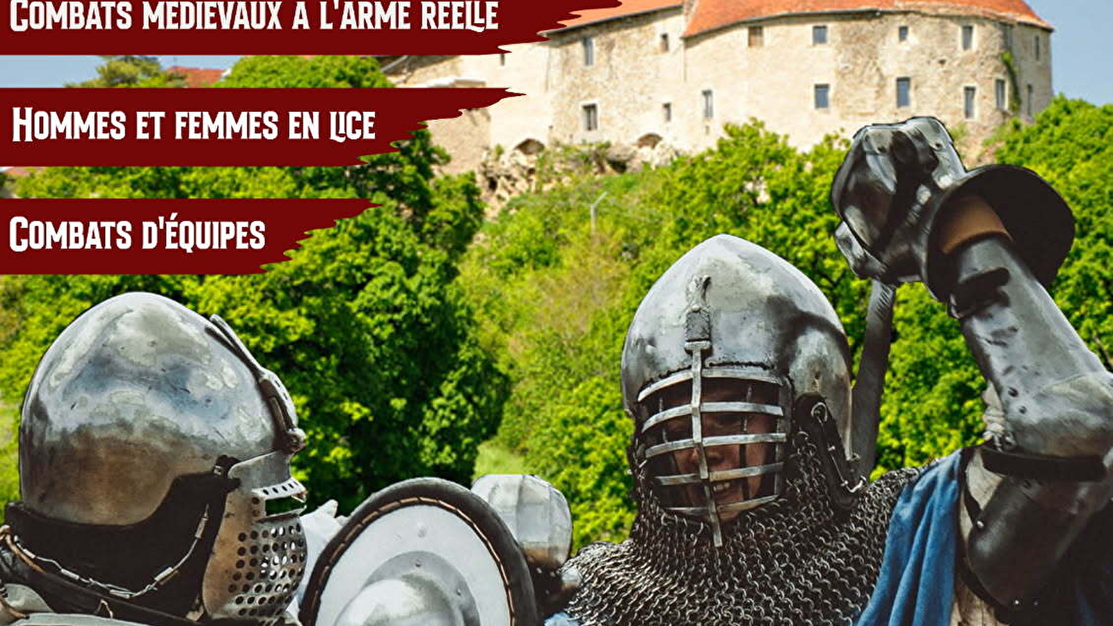 Combats médiévaux au château de Montby