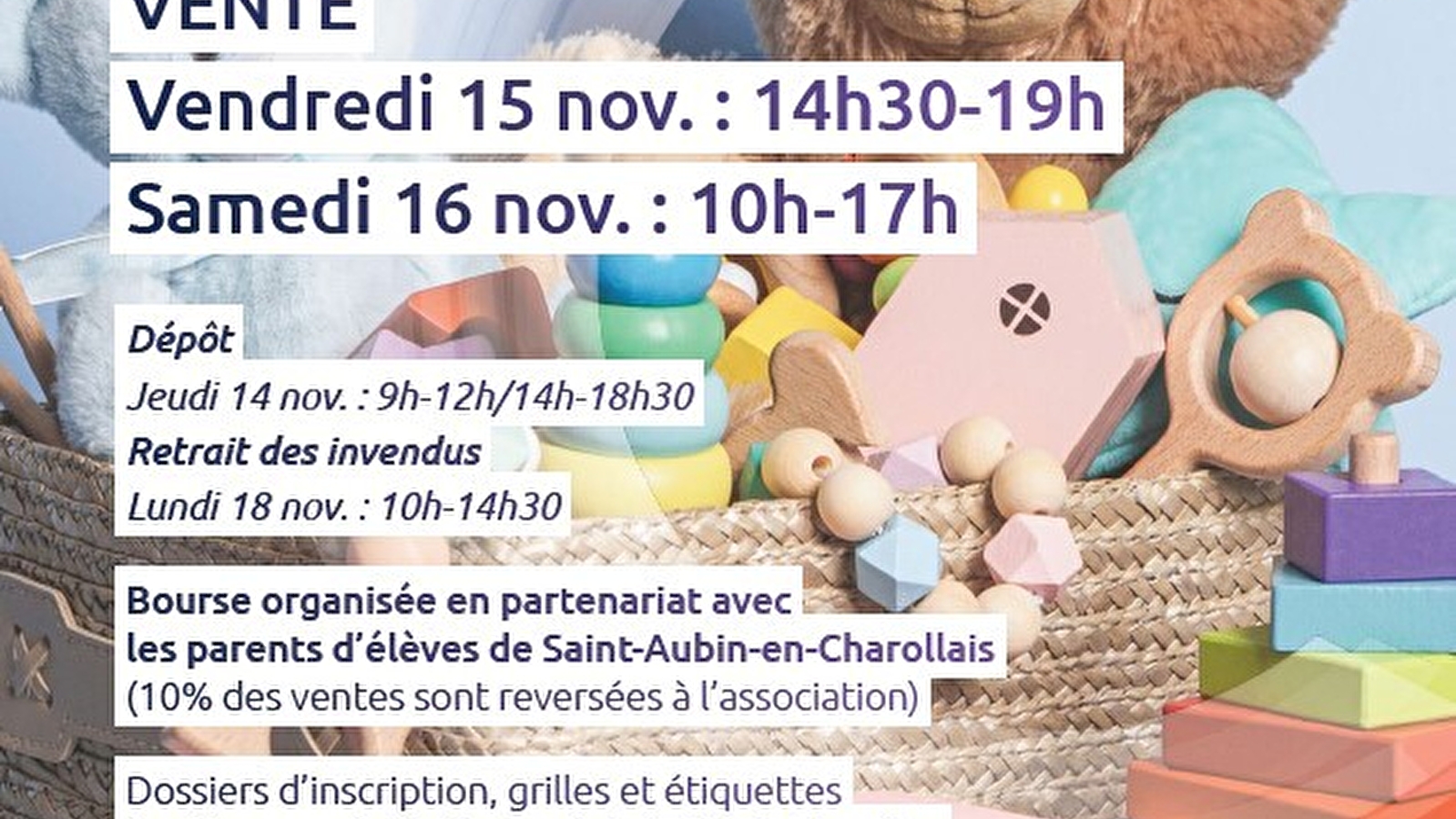 Bourse aux jouets