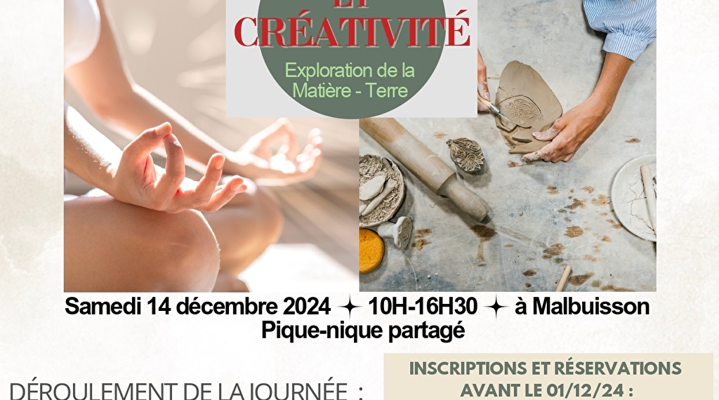 Yoga et créativité Du 20 nov au 1 déc 2024