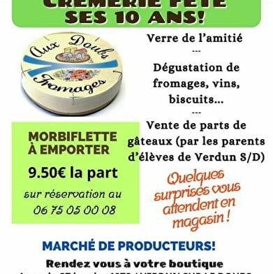 La crèmerie 'Aux Doubs Fromage' fête ses 10ans !