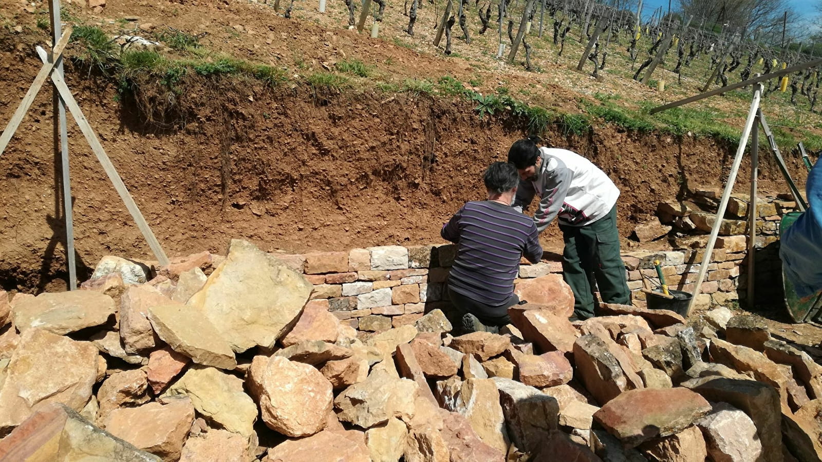 Stage initiation de construction en pierre sèche