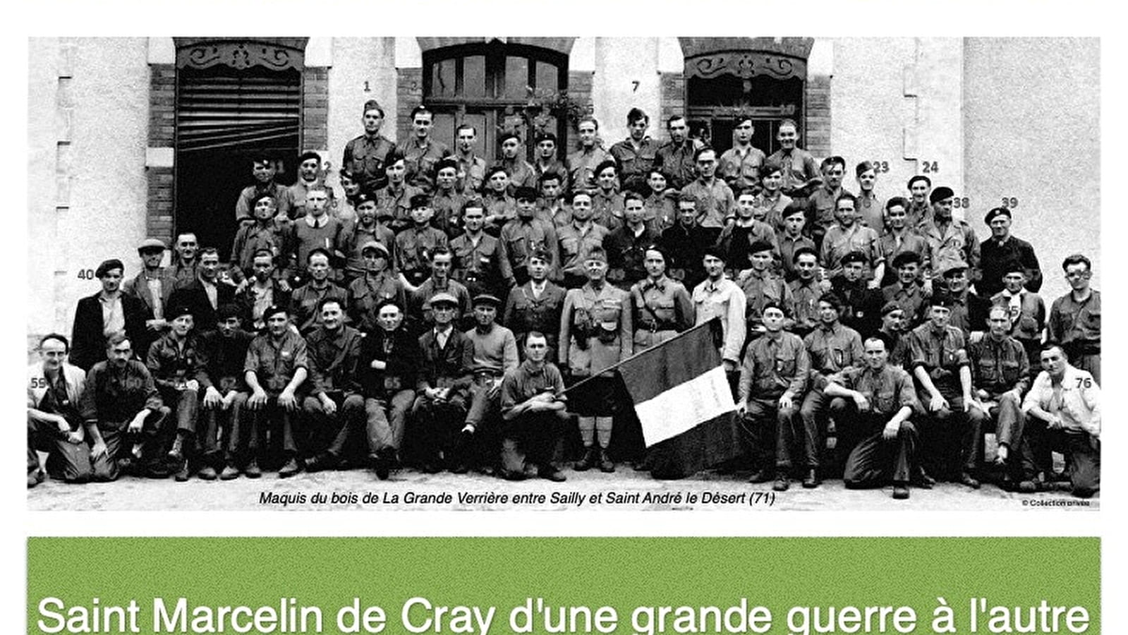 Saint Marcelin de Cray d'une grande guerre à l'autre