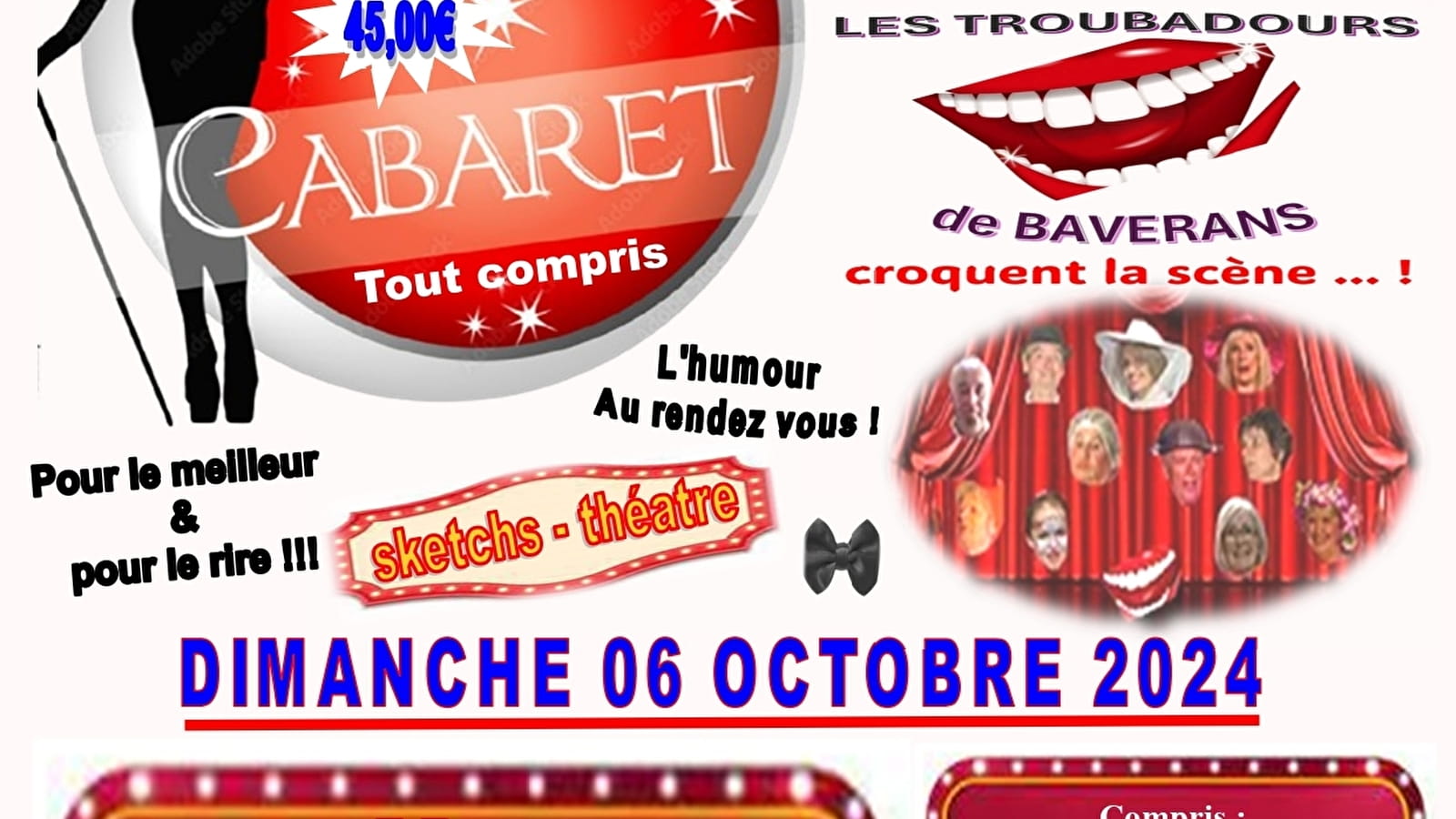 Repas-cabaret spectacle et danses 